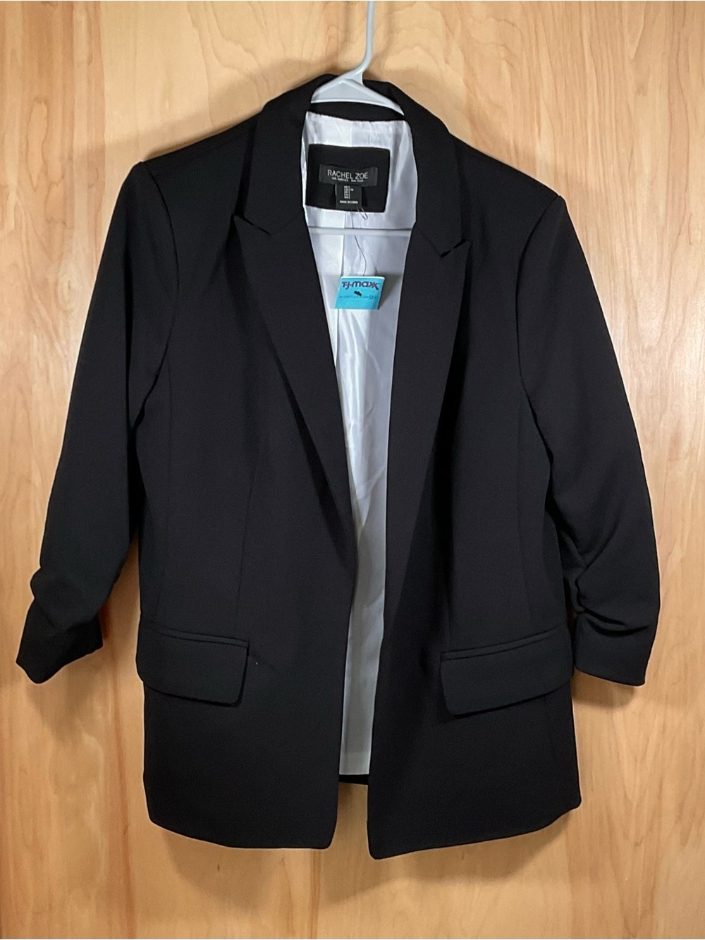 Rachel Zoe Open Front Classic Black Blazer Jacket - NWT